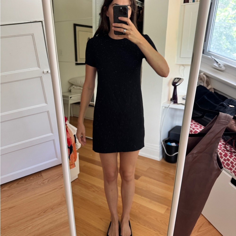 Babaton Elegant Black Mini Dress